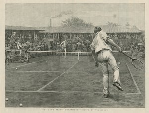 El partido del Campeonato de Tenis en Wimbledon