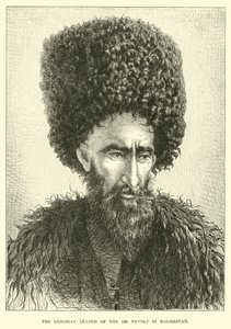 El líder lesghiano de la revuelta de 1861 en Daguestán de English School