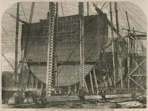 El Leviathan durante su construcción de English School