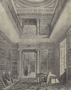 La biblioteca, 1844 (grabado)