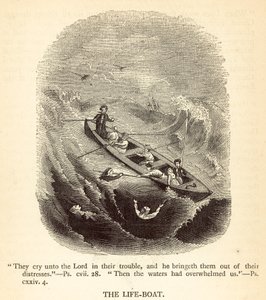 El bote salvavidas (grabado)