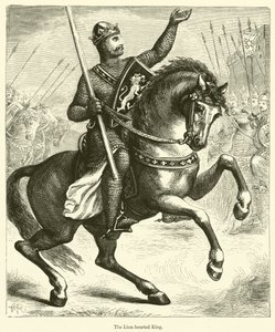 El Rey Corazón de León (grabado) de English School