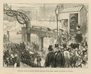 El alcalde de Londres inaugurando el nuevo ferry de vapor de English School