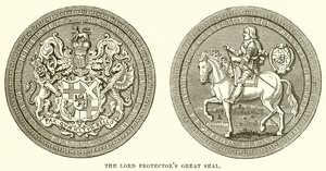Gran sello del Lord Protector de English School