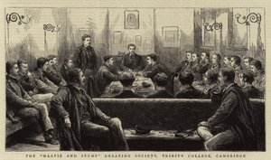 La Sociedad de Debate "Magpie and Stump", Trinity College, Cambridge de English School