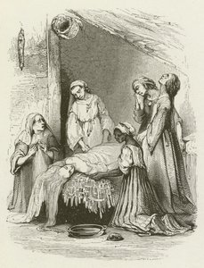 Las mujeres de Malabar lavando el cuerpo de Virginia