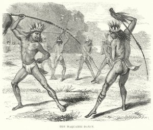 La danza Maquarri (grabado) de English School