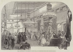 El Baile de Disfraces de la Marquesa de Londonderry, en Holdernesse House, la Galería de Esculturas de English School