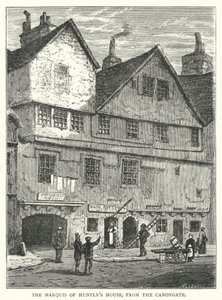Casa del Marqués de Huntly, desde el Canongate de English School
