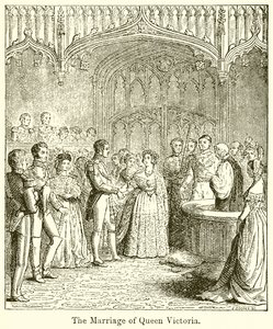 El matrimonio de la reina Victoria de English School
