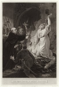 El martirio del arzobispo Cranmer de English School