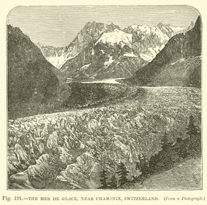 La Mer de Glace, cerca de Chamonix, Suiza de English School