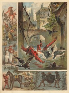 El bufón alegre (cromolito) de English School