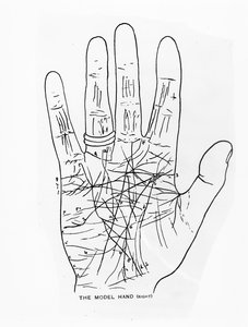 La mano modelo (derecha) de English School