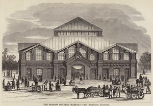 El mercado cubierto de Moscú de English School