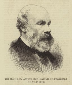 El muy honorable Arthur Hay, marqués de Tweeddale de English School