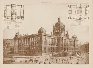 Museo Nacional de Bohemia, Praga (grabado) de English School