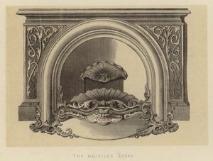 La estufa Nautilus (litografía) de English School