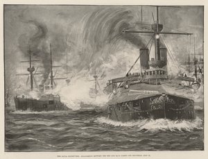 Las Maniobras Navales, Enfrentamiento entre las Flotas Roja y Azul frente a Holyhead, 31 de julio de English School