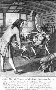 La Enfermera Naval, o Comandante Moderno, 1750 de English School