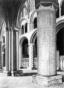La Nave de la Catedral de Durham, Siglo XIX de English School