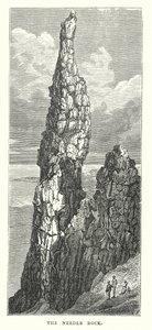 La roca de la aguja (grabado) de English School