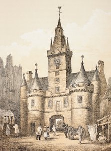 El puerto de Netherbow, Edimburgo, de 