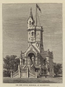 El Nuevo Memorial de Burns en Kilmarnock (grabado) de English School