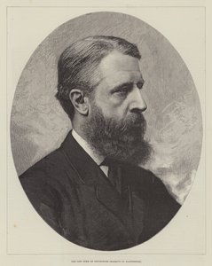 El Nuevo Duque de Devonshire, Marqués de Hartington (grabado) de English School