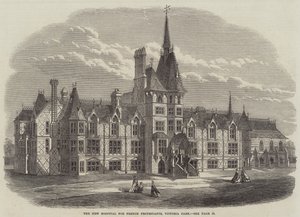 El nuevo hospital para protestantes franceses, Victoria Park de English School