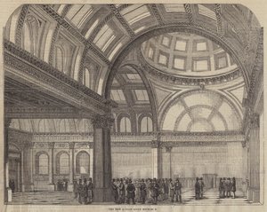 La Nueva Bolsa de Valores de Londres (grabado) de English School