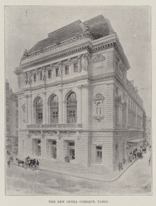 La Nueva Ópera Cómica, París (grabado) de English School