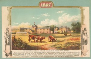 Las nuevas casas de huérfanos para 1.150 niños, en Ashley Down, Bristol
