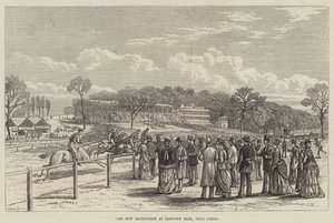 El nuevo hipódromo en Sandown Park, cerca de Esher