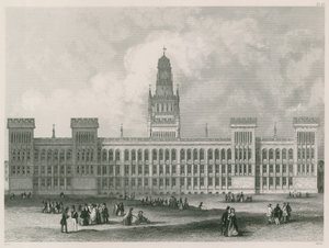 La nueva Oficina de Registros, Rolls Buildings de English School