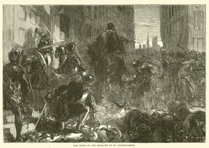La noche de la masacre de San Bartolomé