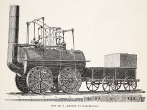 La locomotora No. 1 en Darlington