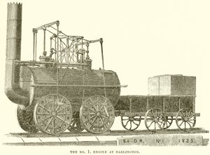 La locomotora No. 1 en Darlington de English School