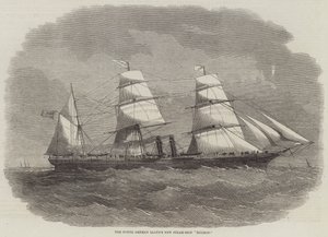 El nuevo barco de vapor "Hudson" de North German Lloyd de English School