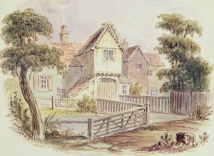La vieja casa de tarta de queso, 1841 de English School