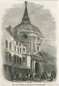 El Antiguo Colegio de Médicos en Warwick Lane de English School