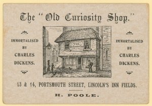 La tienda de curiosidades, Portsmouth Street, Lincolns Inn Fields, Londres; Poole comerciante de papel de desecho de English School