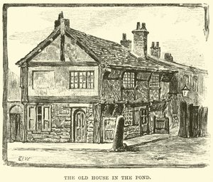 La casa antigua en el estanque de English School
