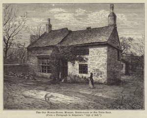 La antigua casa solariega, Morley, lugar de nacimiento de Sir Titus Salt de English School