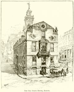 La antigua Casa del Estado, Boston
