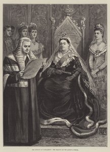 La apertura del Parlamento, la lectura del discurso de la Reina de English School