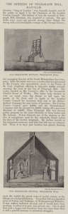 La apertura de Telegraph Hill, Hatcham (grabado)