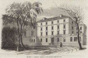 El Oratorio, en Brompton, Exterior de la Residencia (grabado) de English School