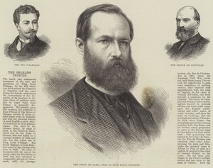 Los príncipes de Orleans (grabado) de English School