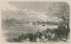 La carrera de botes de la Universidad de Oxford y Cambridge de English School